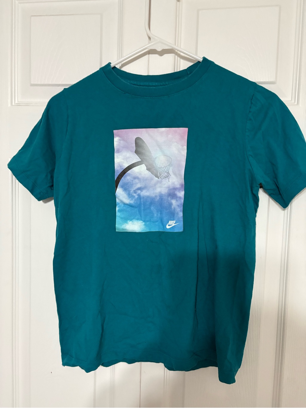 Boys Nike Teal Crewneck T-Shirt